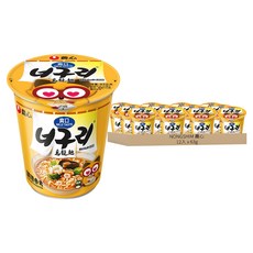 NONGSHIM 農心 爽口海鮮烏龍杯麵, 63g, 12入