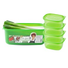 Debbie Meyer Green Box優質居家系列可微波長方形保鮮盒組, Green Box 709ml 4入+Big Box 5.6L, 1組