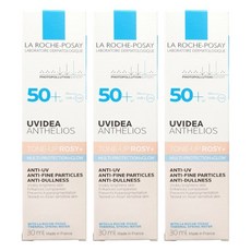 LA ROCHE POSAY 理膚寶水 台灣公司貨 全護清透亮顏防曬隔離乳 UVA PRO 新瑰蜜霜, 30ml, 3盒