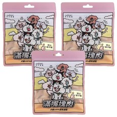 NUPET 陪心糧程 滿嘴塊肉凍乾,3入,放山雞,狗狗零食,無添加,全齡犬適用, 雞, 50g