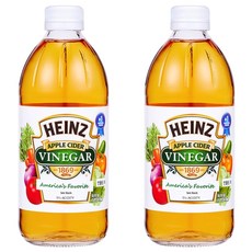 HEINZ 亨氏 蘋果醋, 473ml, 2個