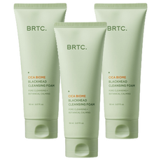 BRTC. 積雪草清黑頭泡沫洗面乳, 150ml, 3條