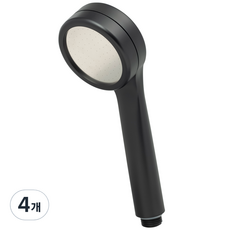 Jb JEIL BATH 增壓細孔蓮蓬頭, 4個, 黑色