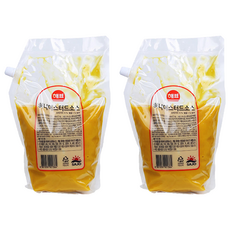 Haepyo 蜂蜜芥末醬, 2kg, 2個