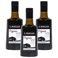 엘레네가도 유기농 엑스트라버진 올리브오일, 500ml, 3개