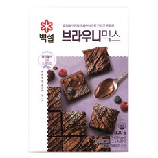 백설 브라우니믹스, 320g, 1개