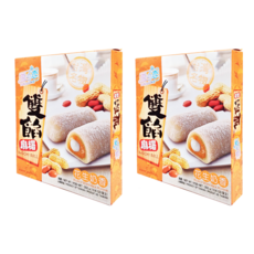 YUKI&LOVE 雪之戀 雙餡麻糬, 花生牛奶口味, 台灣名物 MOCHI ROLL, 300g, 2盒