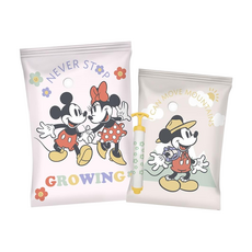 收納王妃 迪士尼 四大四中真空壓縮袋組 附抽氣筒 花朵散步, 1組, 1入