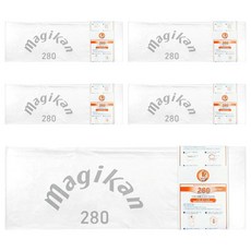 MAGIKAN 魔法捲筒280 Logo印刷補充塑膠袋 白色, 5個