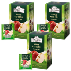 아마드티 애플 리프레쉬 홍차 티백, 2g, 20개입, 3개