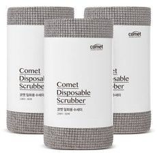 comet 拋棄式菜瓜布 (韓國製造), 1個, 灰色, 240入
