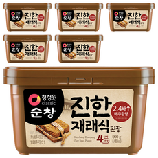 清淨園 Sun Chang 淳倉 濃厚傳統大醬, Sunchang Doenjang (Soy Bean Paste) 900g, 6個