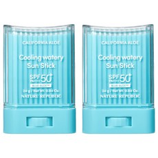 네이처리퍼블릭 캘리포니아 알로에 쿨링 수분 선스틱 SPF50+ PA++++, 24g, 2개