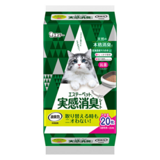 ST 雞仔牌 消臭力 雙層式貓尿墊, 20入, 1組