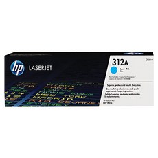 hp 惠普 312a 青藍色碳粉匣-cf381a, 青藍色, 1盒