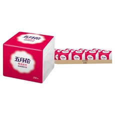 五月花 輕柔系列 單抽式衛生紙 2層, 48包, 1箱