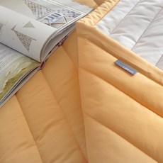 LaMonte Stay 固定鬆緊帶床墊 韓國製造, 蜂蜜芥末黃