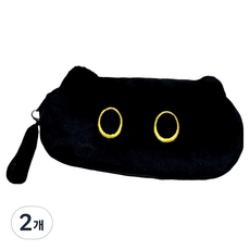 羅西泰拉 黑貓收納包 鉛筆盒, 2個, 有尾巴