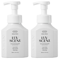 香氛泡沫洗手乳 亞麻棉香, 300ml, 2瓶