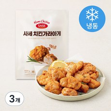 사세 치킨 가라아게 (냉동), 500g, 3개