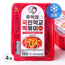 추억의국민학교떡볶이 매운맛 (냉동), 600g, 4개