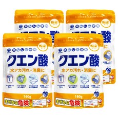 第一石鹼 檸檬酸, 清潔除水垢 180g, 4包