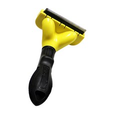 寵物夢工廠 一鍵除毛梳 L 15 x 10cm, 黃色 + 黑色, 1支