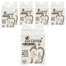 咪咪貓砂 木薯豆腐貓砂 6包 6L 原味奶香 凝結 除臭 可沖馬桶