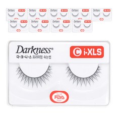 Darkness 頂級假睫毛, ci-XLS, 10個