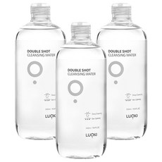 LUOKI 雙倍濃縮卸妝水, 500ml, 3個