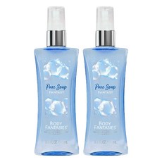 BODY FANTASIES 身體幻想 Pure Soap 夢幻香氛身體噴霧 乾淨皂香, 94ml, 2個