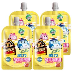 ROBOCAR POLI 波力 益生菌果凍 乳酸風味, 100g, 4包