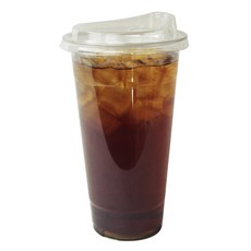 Inp PET 透明冰杯+飲管蓋組, 630ml, 1組, 100組