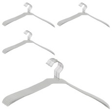 HOMENHOUSE 防滑塗層西裝上衣衣架, 灰色, 40個