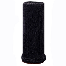 AXIS 艾克思 彈性加厚針織毛氈桌椅腳套 防噪音、防刮傷、保護地板 適用於圓形/方形各類桌椅腳 8 x 3.5cm, 黑色, 1組