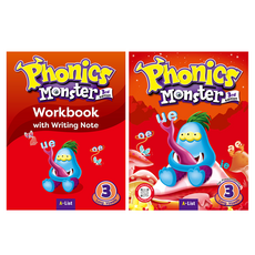 Phonics Monster 3rd Edition : Workbook with Writing Note 3 + Student Book 3 세트, A*List