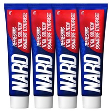 나드 리프레싱 토탈 솔루션 시그니처 치약 프레쉬 민트, 250g, 4개