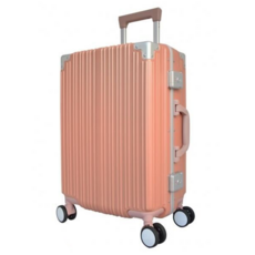 WALLABY 袋鼠牌 凹凸紋直條鋁框行李箱 HTX6