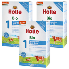 홀레 유기농 분유 1단계, 500g, 3개
