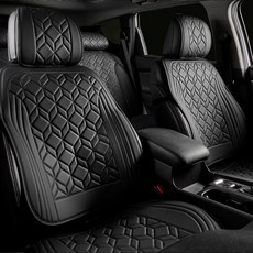 벤딕트 자동차 시트커버 앞좌석 풀세트, 블랙, 1세트