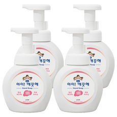 아이깨끗해 핸드워시 용기형 레몬향, 250ml, 4개