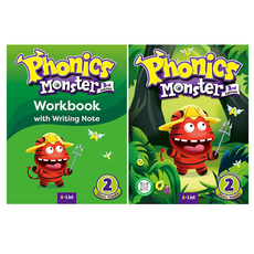 Phonics Monster 3rd Edition : Workbook with Writing Note 2 + Student Book 2 세트, A*List