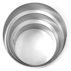 圓形慕斯圈3件組, 1套