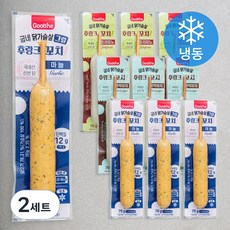 굽네 닭가슴살 후랑크 꼬치 마늘 70g x 4개입 + 블랙페퍼 70g x 3개입 + 할라피노 70g x 3개입 (냉동), 700g, 2세트