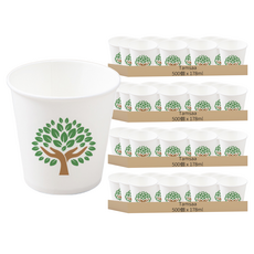 Tamsaa 樹木圖案紙杯 178ml, 500個, 4箱