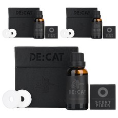 디캣 차량용 방향제 30ml 리필, 3개, 베이비파우더