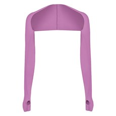 騎行防曬披肩袖套, 紫色