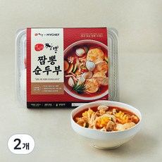 MYCHEF 이비가 짬뽕 순두부 밀키트 2인분, 1.025kg, 2개