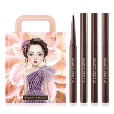 BEAUTY PEOPLE chulbyeoknyeo眼線膠筆組 Fresh Blossom版, 1套, 棕色