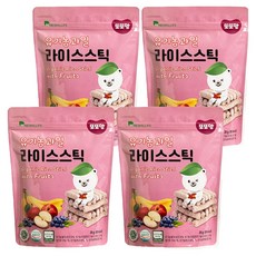 DDODDOmam 聰明媽媽 米餅棒, 果子, 4個